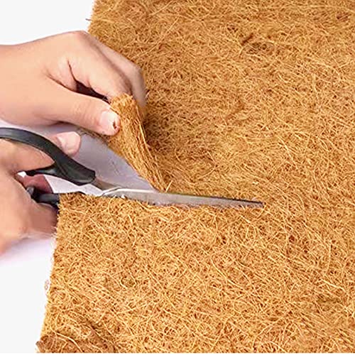 SUNYAY 12x40 inch Natural Coco Liner Roll Coconut Coir Liner Sheets Coco Mat for Planter Window Box Flower Basket Garden Decoration Animal Pet Pad - size: 12x40 inch