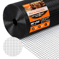 19Ga Hardware Cloth 48inx50ft 1/2In Predator Proof Chicken Wire Fence | Stronger Than Chicken Wire Welded Wire Mesh for Garden, Chicken Coop, Rabbit Snake Protection Poultry Netting - size: 1/2in 48'' X 50'