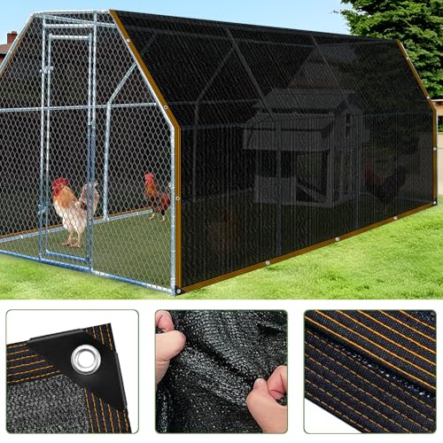 Shade Cloth - for Garden 90% Plant Shades Mesh Tarp with Grommets Outdoor Sun Shades Netting for Chicken Coop Greenhouse Vegetables Pergola Patio Cover - size: 3×6FT