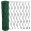 Mklsit Chicken Wire for Floral Arrangements, 15.7 x 157 Inches, Green | Floral Chicken Wire Mesh, PVC Coated, 0.6 Inch Hexagonal Galvanized Netting Fence for Crafts Poultry Garden Plants Protection - size: 15.7 x 157 Inches