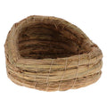 CALLARON Straw Woven Chicken Nest for Egg Laying and Breeding Cozy Henhouse Nest Box 5.91X5.51X4.33In for Backyard Poultry Easy to Clean and Assemble