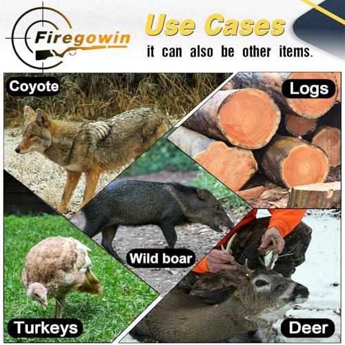 Hunter Portable Game Dragging Mat + FIREGOWIN Electronic Laser Training Target System–Field Recovery & Precision Practice Bundle
