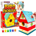 Made By Me Build & Paint Your Own Wooden Toys, DIY Wood Craft Kit, Easy to Assemble, Birdhouse - style: Bird House
