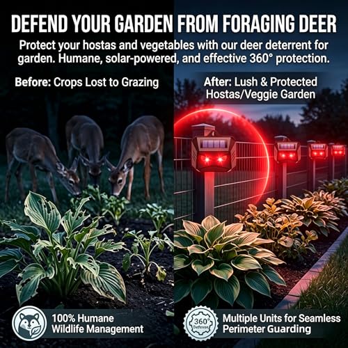 2026 Solar Nocturnal Animal Repeller Coyote Deterrent Predator Lights for Coyote Raccoon Deer Fox Skunk Predator Eyes Animal Deterrent for Chicken Coop Farm Yard,4 Pack