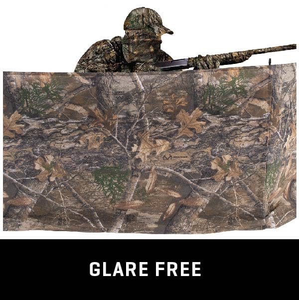 Allen Company Portable Ground Blind for Turkey and Deer Hunting - Outdoor Shooting Gear - Comes with Stakes for Easy Set Up - Realtree Edge Camo - 10" L x 27" H