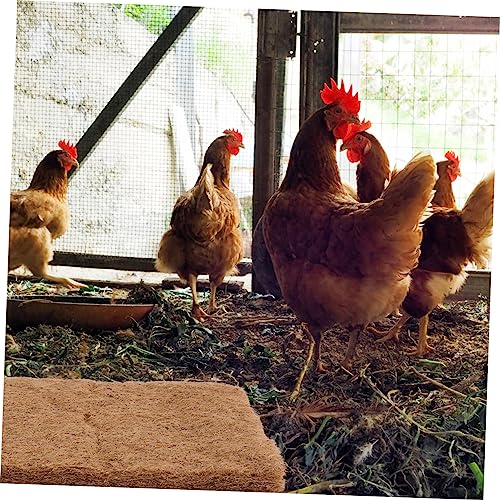 Yardwe Coconut Fiber Hatching Mat for Eggs Incubation Pad Strainer Pet Nesting Blanket