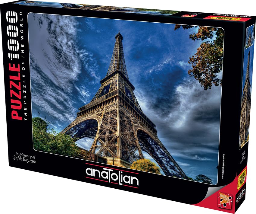 Anatolian Puzzle - Eyfel, 1000 Piece Jigsaw Puzzle, #1080 - color: Eyfel