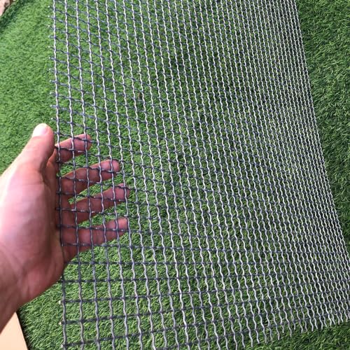 15 Gauge Strong Galvanized Woven mesh 40"X24" 1/2" mesh|Delivered Flat|Poultry cage Netting -Anti-Rodent Steel mesh Crimped mesh Snake Fence Chicken Wire Fencing-Corrugated Wire - style: 15Ga Hole 1/2"