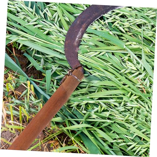 KOMBIUDA Wood Handle Replacement for Ladle 11.81 Inch Multi-Use Spoon Handle Ergonomic Grip for Kitchen Ladles Water Scoop Manure Spoon Lightweight Easy to Install