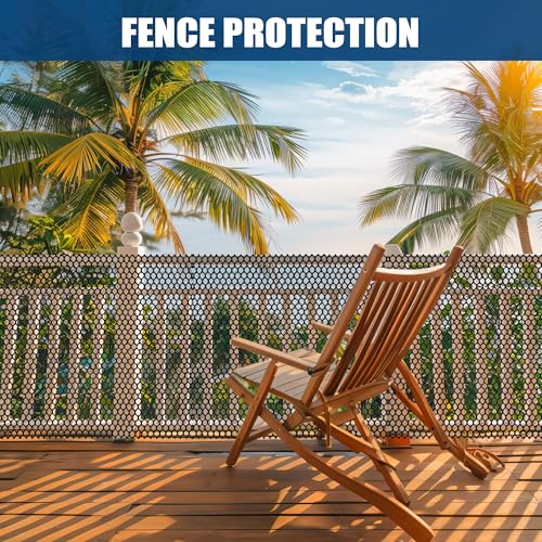 Heavy Duty Black Plastic Chicken Wire Mesh 15.7in*10ft | Easy to cut and bend, no sharp edges. Ideal for poultry, rabbits, dogs, garden beds, balcony screens, floral guards & DIY. - color: 10ft Black