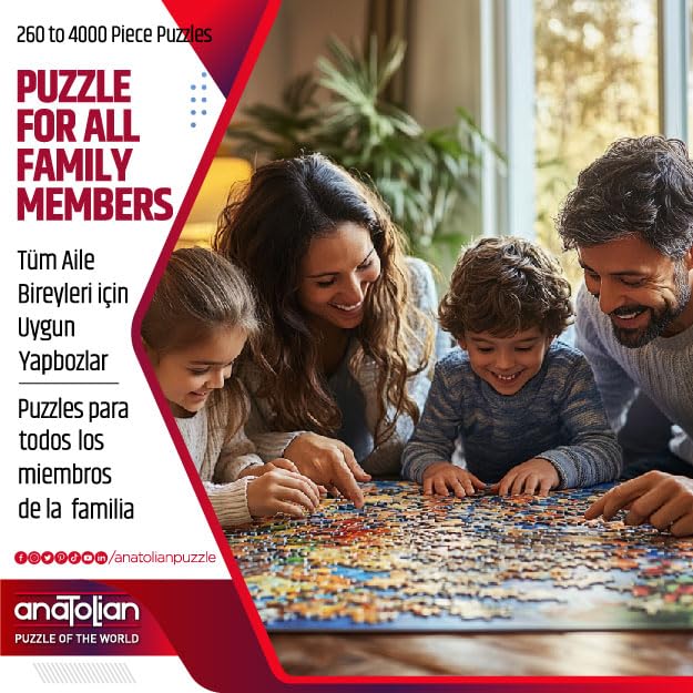 Anatolian Puzzle - Eyfel, 1000 Piece Jigsaw Puzzle, #1080 - color: Eyfel