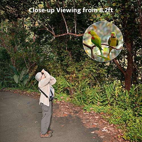 Professional 12x42 HD Binoculars - High Powered Large View with | Clear Low Light Vision - Adults Binoculars for Bird Watching, Hunting, Hiking, Travel, Cruise, Green, AT66V3
