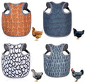 MWYSN Chicken Saddle for Hens - Adjustable Hen Apron with Straps | Lightweight Chicken Vest Jacket for Back & Feather Protection (Black, White, Yellow, Gray)