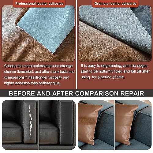 Besezx Leather Repair Patch Tape Kit,Vinyl Repair Kit,Self Adhesive Leather Repair for Furniture, Couch, Sofa, Car Seats,Office Chair.3.1inx60in-Black - color: Black, size: 3.1 in x 60 in