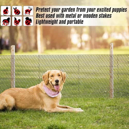 Upgraded 15.7IN x 33FT ABS Plastic Chicken Wire Fence Mesh, Poultry Fencing, Hexagonal Fencing Wire for Gardening, Construction Barrier Netting, Chicken Wire Frame Crafts, Floral Netting - color: Black