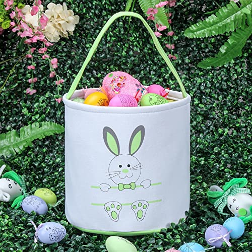 XinblueCo Baseball Basket Easter Baskets for Canvas Easter Egg Hunt Baskets - color: Baskets8