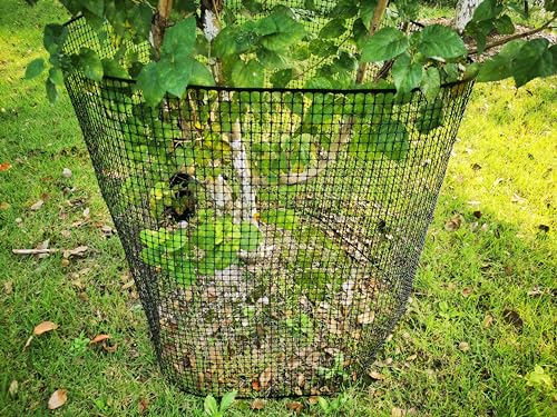 Black Plastic Garden Fence, Hardware Mesh, 4' x 50' | Reusable HDPE Fence for Landscape, Tree Guards, Balcony, Deck & Stair Railings, Poultry, Animal & Pet Barrier, Cut to Size - color: Black, size: 4' x 50'