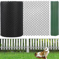 Marsui Animal Barrier Fence 12in x 66ft No Dig Garden Fence Mesh Fencing with Steel Stake Movable Portable Temporary for Poultry Dogs Rabbits Chicken Snake Barrier Garden Backyard Outdoor - size: 12in x 66ft