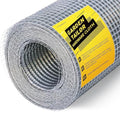 Hardware Cloth 1/4 inch 48 x 50 ft Wire Fencing: Galvanized Welded Garden Fence Roll Square Mesh 23 Gauge Chicken Rabbit Snake Cage Heavy Duty Welding Fencing - size: 1/4inch 48''x50'
