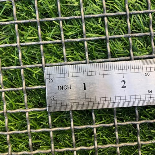 15 Gauge Strong Galvanized Woven mesh 40"X24" 1/2" mesh|Delivered Flat|Poultry cage Netting -Anti-Rodent Steel mesh Crimped mesh Snake Fence Chicken Wire Fencing-Corrugated Wire - style: 15Ga Hole 1/2"
