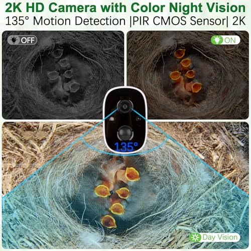 Bird House with Camera Solar Powered,2K HD Bluebird House with Camera Inside Solar Powered,Watch Nesting in Real Time,2.4G WiFi,Night Vision,Motion Detection&App Notification,Gift for Bird Lovers - color: Black-03, style: Hexagon