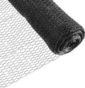 Fencer Wire 20 Gauge Black Vinyl Coated Poultry Hex Netting with 1 inch Mesh (5 ft. x 150 ft.) - size: 5 ft. x 150 ft.