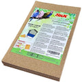 S&X Bird Cage Liners 15 x 9.5in, 30-Pack, Disposable Gravel Paper Sheets | Thick, flat gravel paper eases cleanup; gritty surface helps trim claws and beaks; pre-cut for common cagem trays - size: 15" x 9.5" - 30PCS