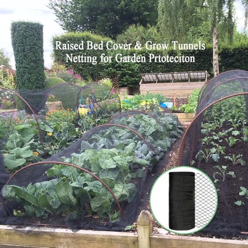 Bird Netting 10x30 Ft, 1/2 in Mesh Heavy Duty Garden Netting | Extra Strong Woven Mesh Netting Pest Barrier for Plants, Fruit Trees, Vegetables, Animal Fencing Against Birds, Deer, Poultry - size: 10x30FT