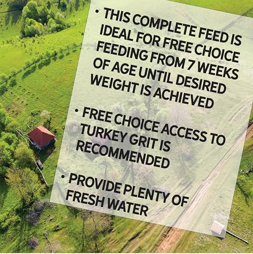 New Country Organics | Corn-Free Turkey Grower Feed 40 lbs I Turkey Feed for Jakes and Jennies | Soy-Free and Corn-Free | 23% Protein | Certified Organic and Non-GMO
