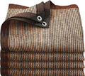 Shade Cloth Garden Plants,70% Sunblock Shade Neting -for Outdoor Garden Bed Neting Mesh Pergola Patio Lawn Sun Cloth Dog Kennel Cover Chicken Coop[Brown 5x20 FT] - size: 5×20FT