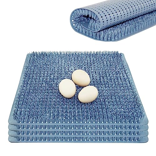 Washable Chicken Nesting Pads for Laying Eggs, Silicone Nesting Pads -4Pack - size: 4PCS