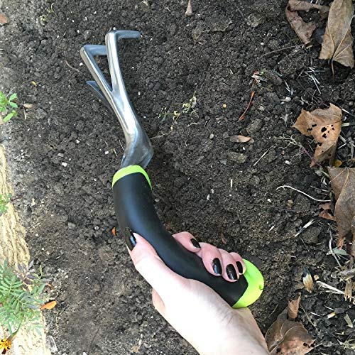 Radius Garden 10311 Ergonomic Aluminum Hand Cultivator, Red - style: Cultivator