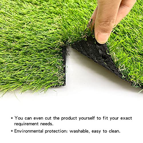PINVNBY Washable Chicken Nesting Box Pads 6 Pcs Reusable Hens Nest Bedding Artificial Grass Rug Carpet Fake Synthetic Turf Mat for Chickens Coop Garden Lawn Indoor Outdoor(12 x 12 x 0.78 Inches) - size: 【Green|6 PCS】