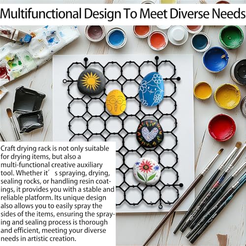 20 Pcs Craft Drying Rack, Eggs Drying Rack, Rock Drying Rack for Classroom Crafts Rocks and Egg Painting Perfect for Painting DIY Crafts and Other Small Arts and Crafts