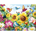 500 Pieces Puzzle for Adults - Summer Birds Garden Jigsaw Puzzle for Adults Teens,Recycled Cardboard Hummingbird Flowers Puzzle 500 Pieces,Challenging Game for Family Fun & Gift Idea,20.5 x 15 in - color: Birds Garden