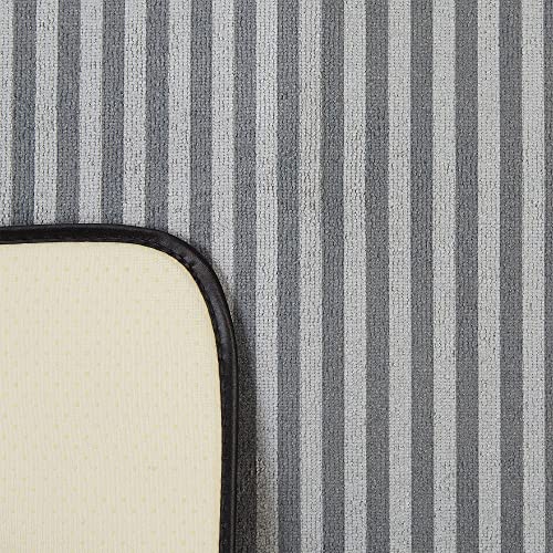 Bone Dry Striped Pet Cage Mat, X-Large - 25 x 39, Gray - size: XL