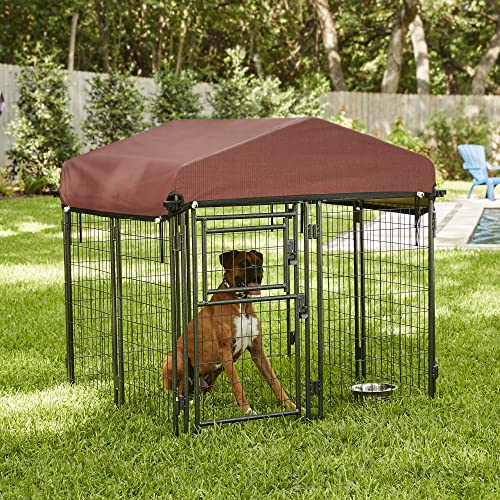 TWO by TWO Haven Expandable Kennel, Black, Medium