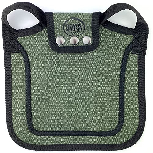 DOWN UNDER OUTDOORS 4 Pack Medium-Large Chicken Saddle, Hen Apron (Green) | Adjustable Straps, Chicken Apron, Poultry Saver, Pet Supplies, Including Shoulder Cover, 14 oz Breathable Cotton Canvas - color: green