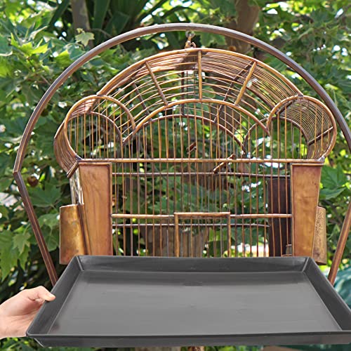 Ipetboom 2PCS Large Dog Crate, 11.7x11.8 Dog Crate Pans Replacement Tray, Plastic Bottom Dog Kennel Crate Tray for Pet Cages - size: 46x30cm