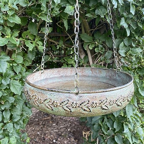 Hanging Bird Baths for Outdoors, Outdoor Bird Bath, Metal Bird Feeder | Hanging Bird Bath Outdoor,Metal Bird Feeder, Back Yard, Deck,Patio Garden Decoration