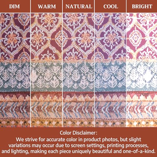 Maison d' Hermine Aprons for women with Pocket 100% Cotton (27.50"x31.50") | Adjustable Neck Strap & long ties Apron Men Chef Wedding Cooking Gardening Server Maid - color: 050 - Fair Isle