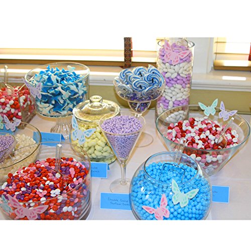 Clear Plastic Acrylic Scoops 12 Pcs | 6.5” Medium Kitchen Scoop | Wedding Desserts | Candy Buffet, Ice Cream, Protein Powders, Coffee, Tea, Flour (12 Pack, 6.5") - color: 12 (Medium Size)