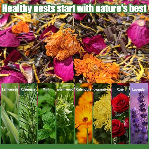 42oz Bulk Chicken Nesting Herbs, Natural Blend for Coop Nest Boxes | Pure aromatic nesting herbs freshen coops, attract hens to nest boxes, reduce floor eggs; calming scent eases stress
