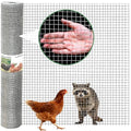 Gartist 1/2 in 48"x100' Hardware Cloth – Hot-Dip Galvanized After Welding, 19GA Chicken Wire Fencing Roll for Snake, Raccoon & Fox Prevention - size: 19G 1/2 48"x100'
