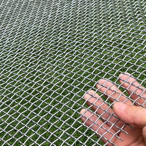 16 Gauge Strong Galvanized Woven Mesh 40"X24" 1/3" Mesh(About 0.32")|Delivered Flat|Poultry Cage Netting -Anti-Rodent Steel Mesh Crimped Mesh Snake Fence Chicken Wire Fencing-Corrugated Wire - style: 16Ga Hole 1/3"