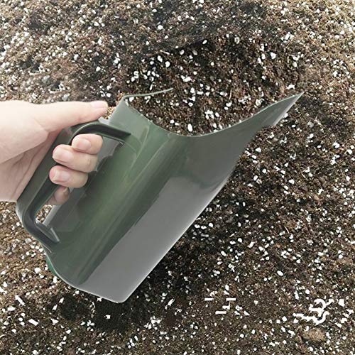 Garden Shovel, Handy Garden Scoop with Bucket, Plastic Scoop Shovel Multi-Function Gardening Spoon Cultivation Soil Shovels Transfer Tool for Soil, Compost, Planting, Digging