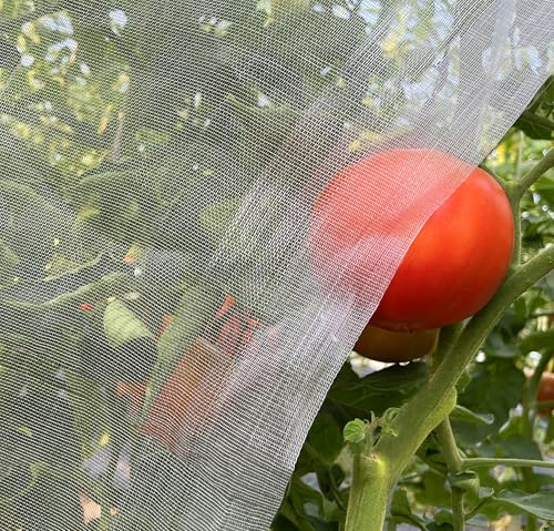 Garden Netting 10x20ft - Ultra Fine Insect Netting for Plants Trees | Garden Mesh Netting for Fruits Flowers Crops, Greenhouse Row Covers Raised Beds Bug Screen, Aphids Cabbage Moth Mosquitoes - size: 10'x20'