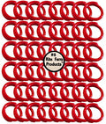 48 Pack of RED #8 Leg Bands 1/2" Chicken Poultry Chick Quail Pigeon Duck Goose