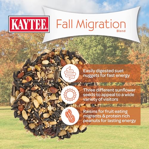 Kaytee Wild Bird Food, Fall Migration Seed Blend, 8 lb - style: Fall Migration