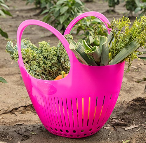 Hutzler Garden Colander, Pink - color: Pink, size: Large
